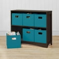 thumbnail image 2 of RiverRidge Horizontal Bookcase with 6 Bins, Assorted Shelf and Bin Colors, 2 of 6