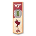 thumbnail image 1 of YouTheFan Virginia Tech Hokies 6"x19" 3D Stadium View Banner, 1 of 6