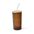 thumbnail image 3 of Member's Mark 4-Pack Glass Tumblers with Bamboo Lids, 3 of 3