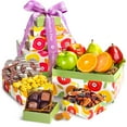 thumbnail image 1 of A Gift Inside Sunny Days Fruit & Treats Tower, 1 of 6