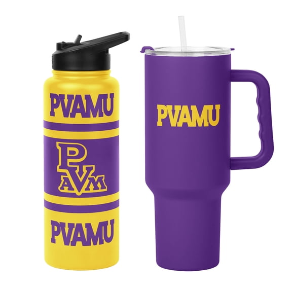Logo Brands Prairie View A&M Panthers Tumbler Set
