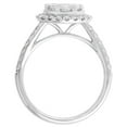thumbnail image 4 of 1.20 CT. T.W. Round Cluster Halo Diamond Ring in 14K Gold, 4 of 6