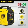 thumbnail image 5 of 2500-Watt Dual Fuel Ultralight Portable Inverter Generator with Quiet Technology and CO Shield, 5 of 12