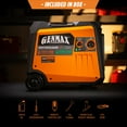 thumbnail image 7 of 7500/6000-Watt Genmax Dual Fuel Portable Inverter with CO Sensor + Remote Electric start / Telescopic Handle, 7 of 8