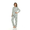 thumbnail image 1 of Flora Nikrooz 2 Piece 3/4 Sleeve Henley PJ Set, 1 of 13