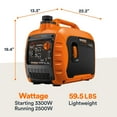 thumbnail image 6 of 3,300 / 2,500 Watt Generac GP3300i Portable Inverter Generator, 6 of 6