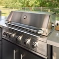 thumbnail image 4 of Range Covered L-Shape Outdoor Kitchen w/ Grill & Pizza Oven, 4 of 24