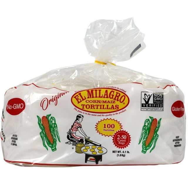 El Milagro Amarilla Suave Corn Tortillas, 100 ct.