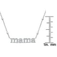 thumbnail image 6 of Sterling Silver and Diamond Identity Necklace, 6 of 9