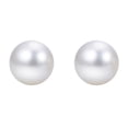 thumbnail image 2 of White Cultured Freshwater Pearl Stud Earrings, 2 of 4