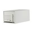 thumbnail image 1 of Universal® Heavy-Duty Storage Box Drawer, Letter, 14" x 25 1/2" x 11 1/2", White, 6/Carton, 1 of 7