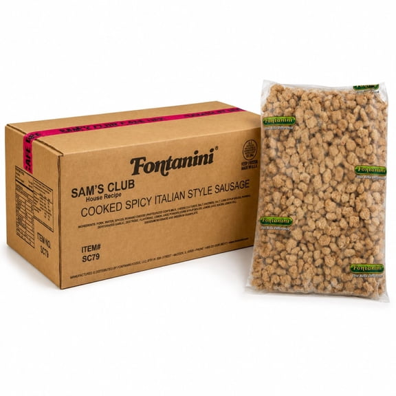 Member's Mark Cafe Spicy Italian Sausage, Frozen, Case, 20 lbs.
