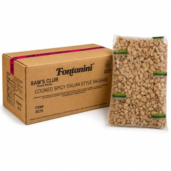 Member's Mark Cafe Spicy Italian Sausage, Frozen, Case, 20 lbs.
