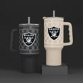 thumbnail image 2 of Logo Brands Las Vegas Raiders 40 oz. Stainless Steel Tumbler Set, 2 of 6
