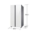 thumbnail image 2 of Samsung Bespoke 28 cu. ft. Side-by-Side Refrigerator, 2 of 5