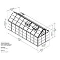 thumbnail image 3 of Palram - Canopia Snap & Grow 6 'x 16' Greenhouse, Silver, 3 of 10