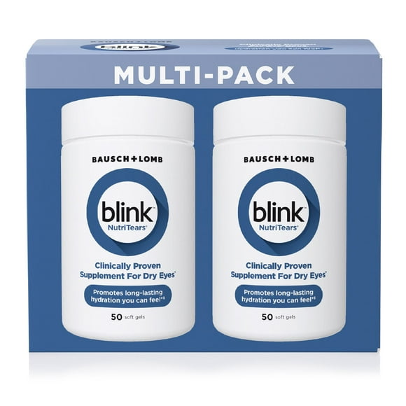 Blink NutriTears Supplement for Dry Eyes Softgels, 50 ct., 2 pk.