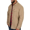 thumbnail image 6 of Coleman Men's Fleece Lined Canvas Shirt Jacket, 6 of 7