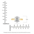 thumbnail image 4 of Lab Created Oval Cut Diamond Solitaire Ring in 18K Gold, 4 of 7