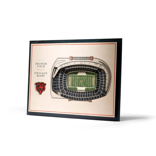 YouTheFan NFL 17" x 13" 5-Layer Stadium View 3D Wall Art