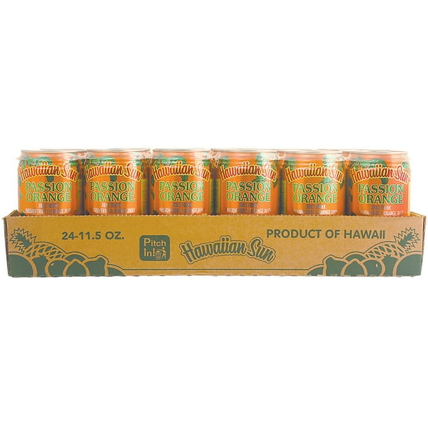 Hawaiian Sun Passion Orange Juice Drink, 11.5 fl. oz., 24 pk