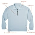 thumbnail image 6 of Member’s Mark Women’s Sandwash Quarter Zip, 6 of 7