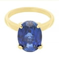 thumbnail image 2 of Solitaire Oval Gemstone Ring in 14K Gold, 2 of 6