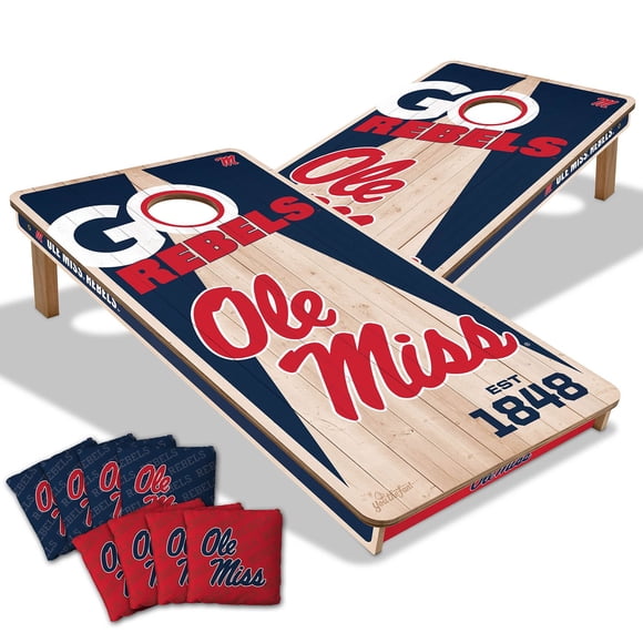 YouTheFan Mississippi Rebels 2'x4' Cornhole Board Set
