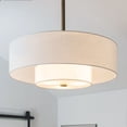 thumbnail image 1 of Hunter 30" Brookside Matte Black Ceiling Fan with LED Light Kit and Handheld Remote, 1 of 20