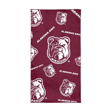 Logo Brands Alabama A&M Bulldogs 38"x72" Beach Towel