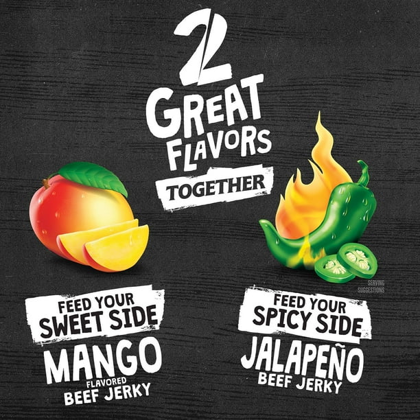 Jack Link's Duos Jalapeno and Mango Beef Jerky, 16 oz. - Samsclub.com