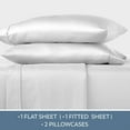 thumbnail image 4 of Aireolux 600 Thread Count 100% Cotton Sateen Wrinkle-Resistant Sheet Set, Assorted Sizes, 4 of 9