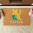 thumbnail image 2 of Logo Brands Xavier of Louisiana Gold Rush and Nuggets Doormat, 2 of 5