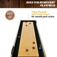 thumbnail image 6 of Barrington Urban 9 ft. Shuffleboard Table With Scratch-Resistant Playfield and 8 Puck Set with Bonus Dartboard, 6 of 9