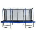 thumbnail image 1 of Upper Bounce 8’ x 14’ Gymnastics Style Rectangular Trampoline with Fiber Flex Enclosure System, 1 of 6