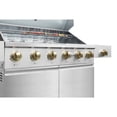 thumbnail image 4 of Gordon Ramsay Collections THOR Kitchen Outdoor Stainless Steel 6-Burner Gas Grill w/ Cover, 4 of 12
