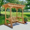 thumbnail image 1 of Backyard Discovery Callahan Cedar Pergola Swing, 1 of 10