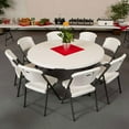 thumbnail image 11 of Lifetime 60" Round Commercial Grade Nesting Folding Table, 11 of 12