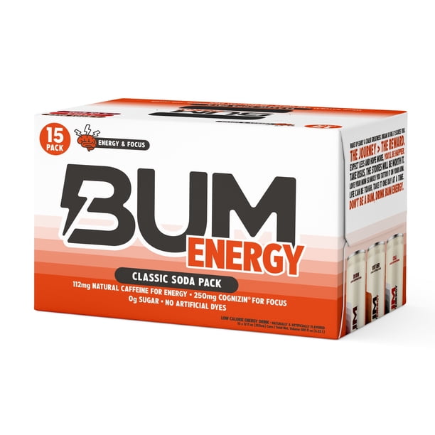 BUM Energy Soda Variety Pack, 12 fl. oz., 15 pk. - Samsclub.com