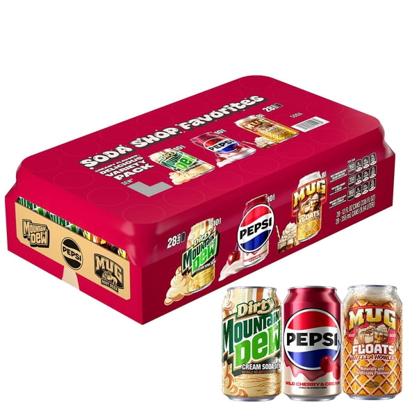 Pepsi Soda Shop Favorites Variety Pack, 12 fl. oz., 28 pk.