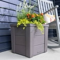 thumbnail image 6 of Step2 Lakewood Resin Dark Cedar Planter, Choose Type, 6 of 11