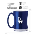 thumbnail image 2 of Logo Brands Los Angeles Dodgers 14oz Relief Mug Set, 2 of 4