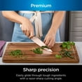 thumbnail image 4 of Ninja Foodi NeverDull Premium 12-Piece German Stainless Steel Knife System with Built-in Sharpener, White, 4 of 10