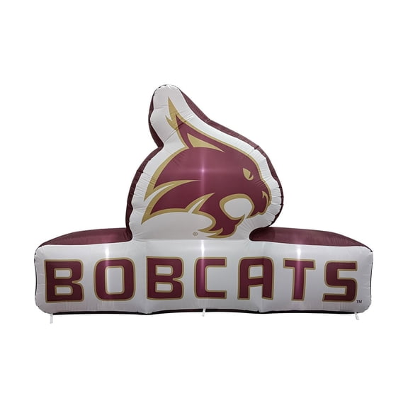 Logo Brands Texas State Bobcats Pre-Lit 7’x10’ Team Inflatable