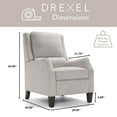 thumbnail image 2 of Drexel Ashland Fabric Hi-Leg Pushback Recliner, 2 of 9
