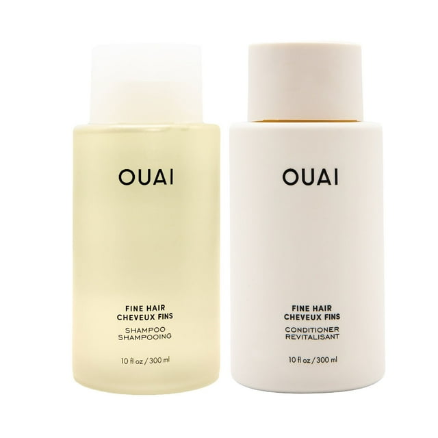 OUAI Fine Hair Shampoo & Conditioner Set, 10 fl. oz., 2 pk.