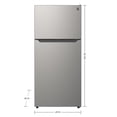 thumbnail image 2 of Kenmore 18.1 Cu. Ft. Garage-Ready Top-Freezer Refrigerator with Ice Maker, 2 of 13
