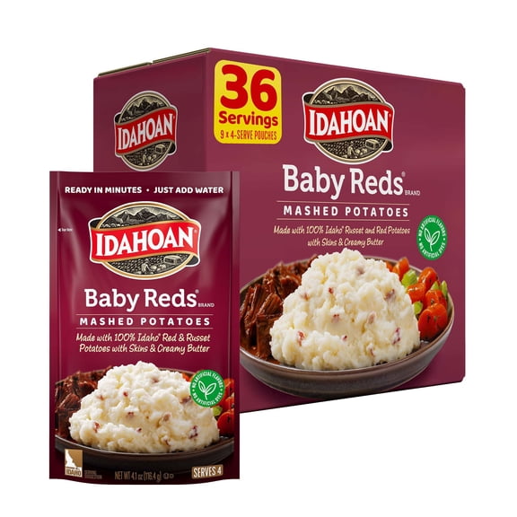 Idahoan Baby Reds Flavored Mashed 4.1 oz., 9 pk.