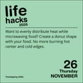 thumbnail image 4 of Life Hacks 2026 Day-to-Day Calendar, 4 of 5