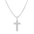 thumbnail image 1 of Reversible Cross Pendant Chain Necklace in Sterling Silver, 1 of 9